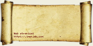 Tijana Hamović vizit kartica